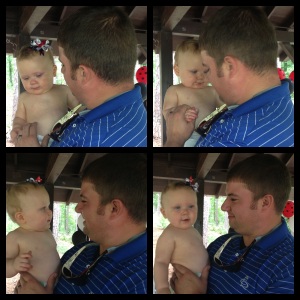 Matt with baby Kinley